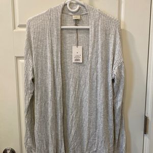 A new day open front sweater